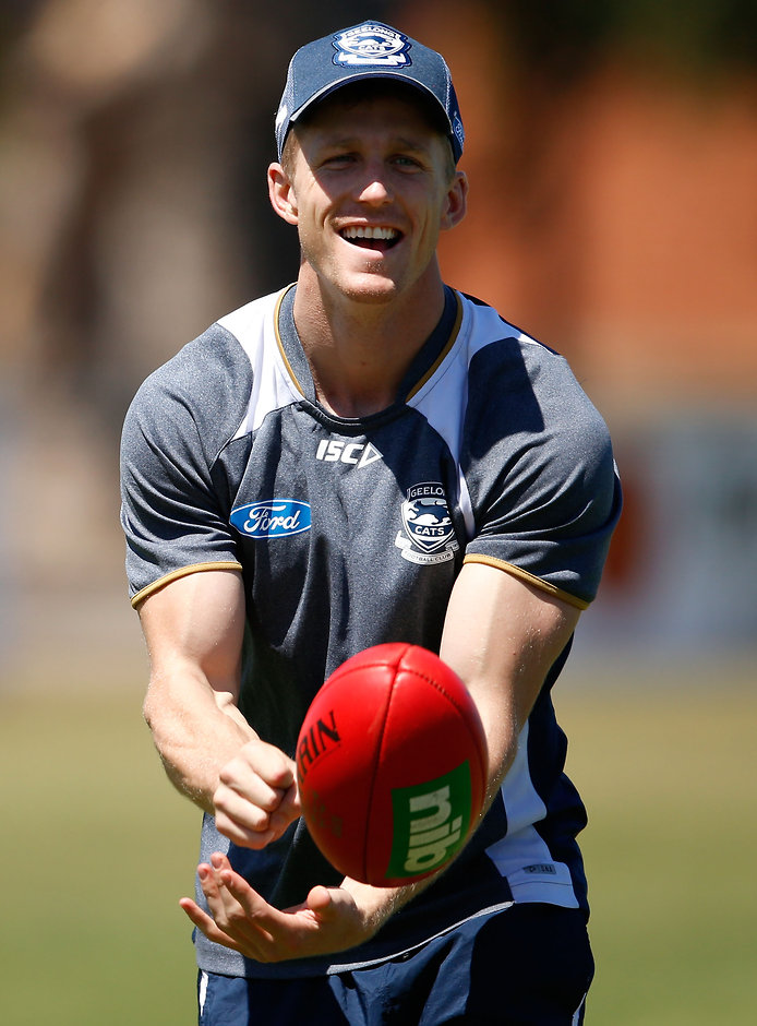 AFL 2015 Training - Geelong 141215 Scott Selwood is going to have to wait to play alongside brother Joel - ${keywords}